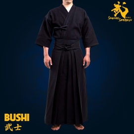 BUSHI (Bộ) | Dougi 1 Lớp AIZOME #6000 (Kendogi & Hakama) 