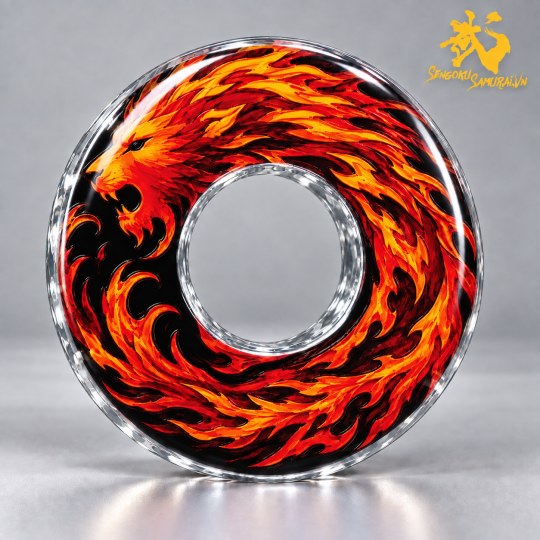 Linh thú - Sói - Sư tử - Phượng hoàng (2 mẫu) | Shinai Tsuba Độc Quyền Sengoku Samurai 