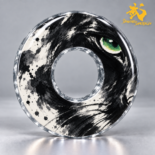 Hổ và báo - Nhóm 3 (3 mẫu) | Shinai Tsuba Độc Quyền Sengoku Samurai 