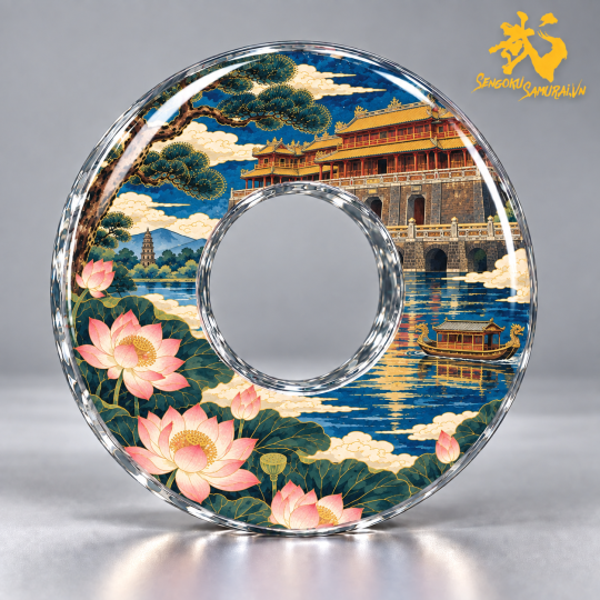 Danh lam và phong cảnh Việt Nam - Nhóm 4 (4 mẫu) | Shinai Tsuba Độc Quyền Sengoku Samurai 