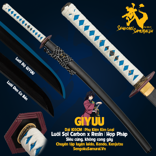 GIYUU (Kimetsu no Yaiba) | Kiếm Nhật Phi Kim Tổng Hợp 