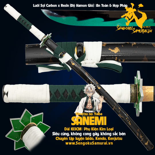 SANEMI (Kimetsu no Yaiba) | Kiếm Nhật Phi Kim Tổng Hợp 