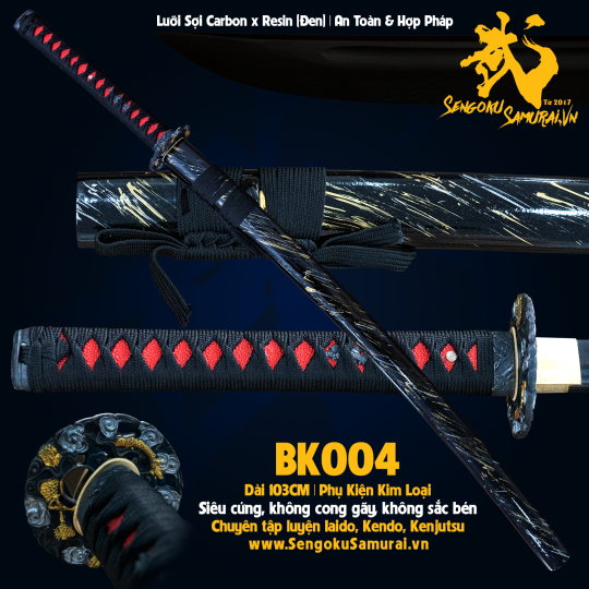 BK004 | Kiếm Nhật Phi Kim Tổng Hợp 