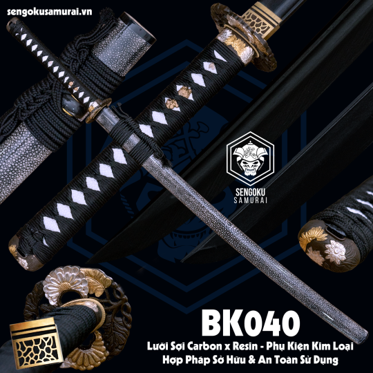 BK040 | Kiếm Nhật Phi Kim Tổng Hợp 