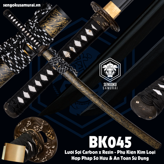 BK045 | Kiếm Nhật Phi Kim Tổng Hợp 