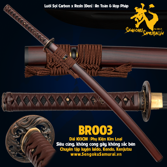 BR003 | Kiếm Nhật Phi Kim Tổng Hợp 