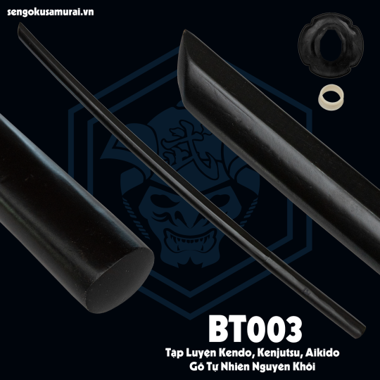 BT003-DAITO (Đen) | Kiếm Gỗ | Bokken | Bokuto 