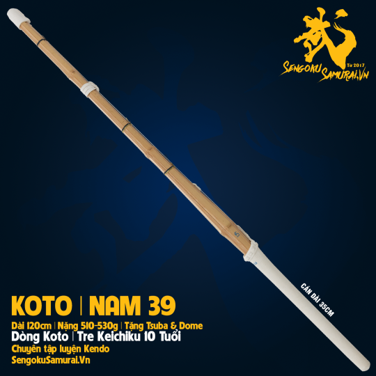 KOTO | Shinai Koto Cán 35cm | Nam 39 