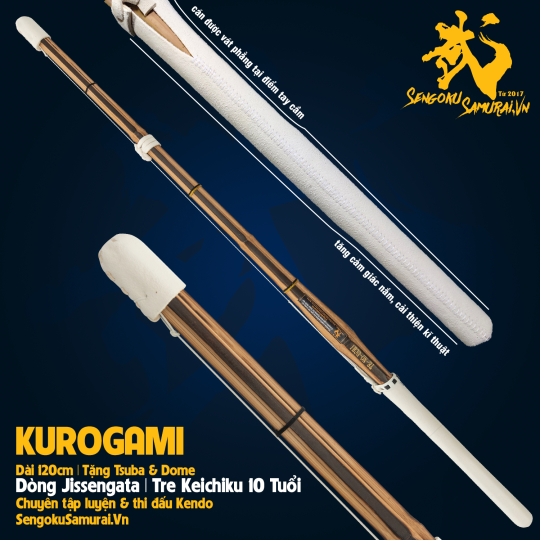 KUROGAMI x TE-NO-UCHI | Smoked Shinai Nam/Nữ Phổ Thông | 39 