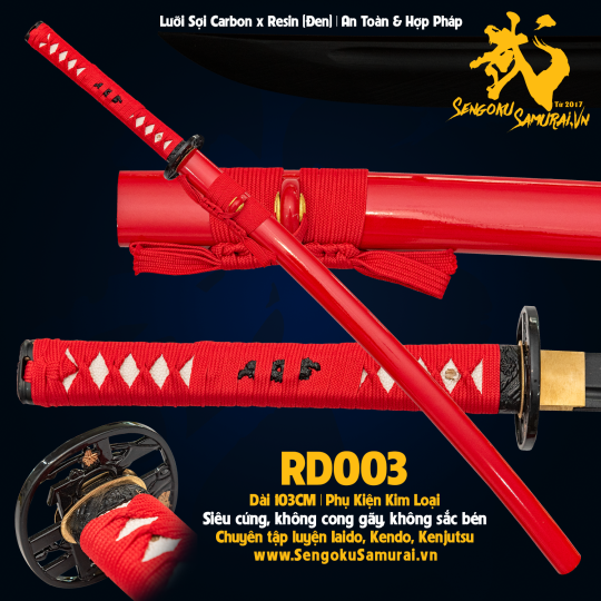 RD003 | Kiếm Nhật Phi Kim Tổng Hợp 