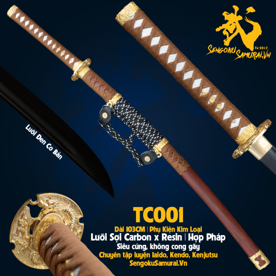 TC001 | Kiếm Nhật Phi Kim Tổng Hợp 