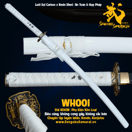 WH001 | Kiếm Nhật Phi Kim Tổng Hợp 