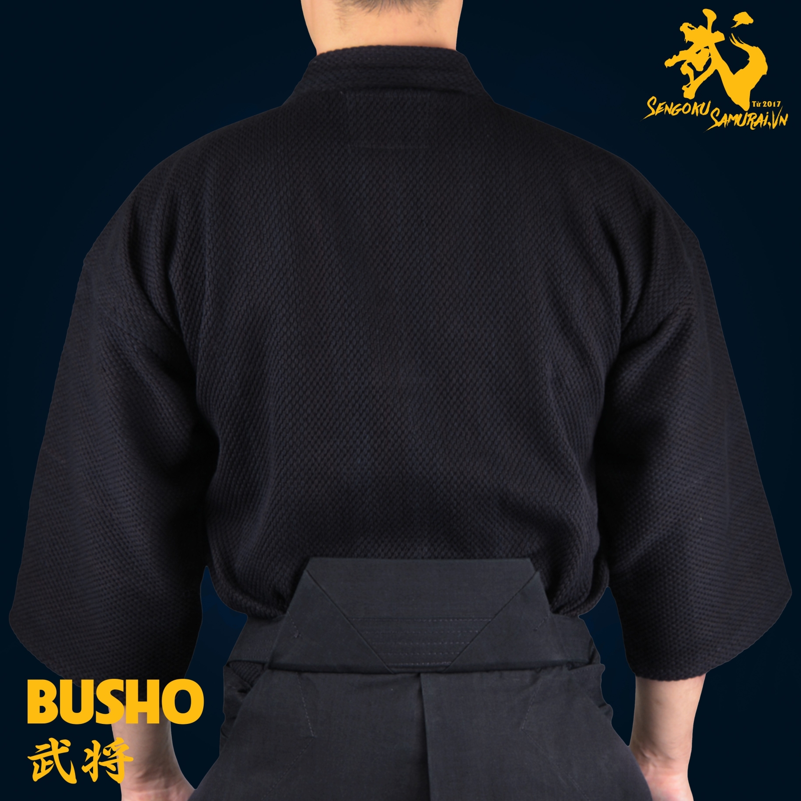 BUSHO-GI (Áo) |  Aizome Kendogi 2 Lớp 