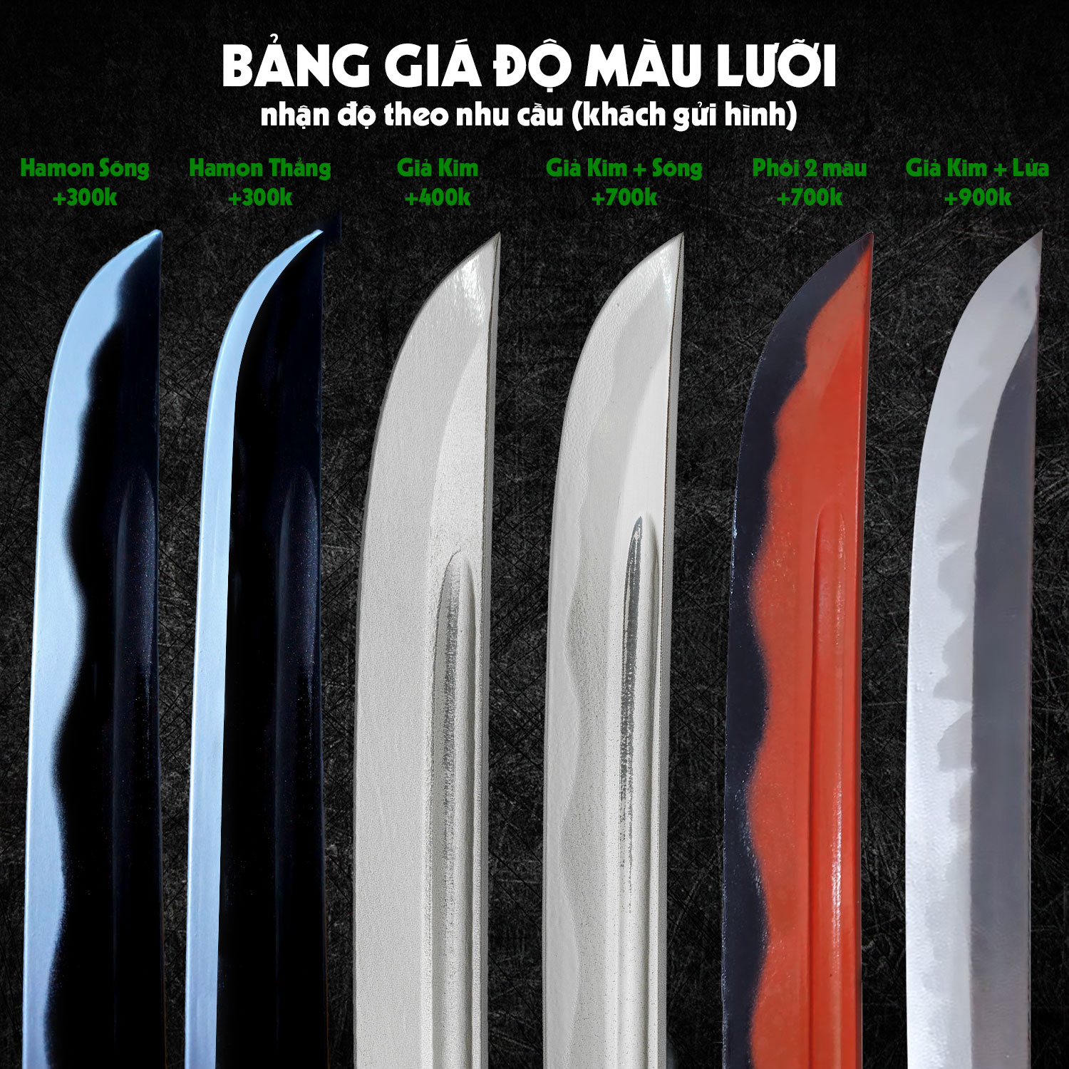 BK027 | Kiếm Nhật Phi Kim Tổng Hợp 