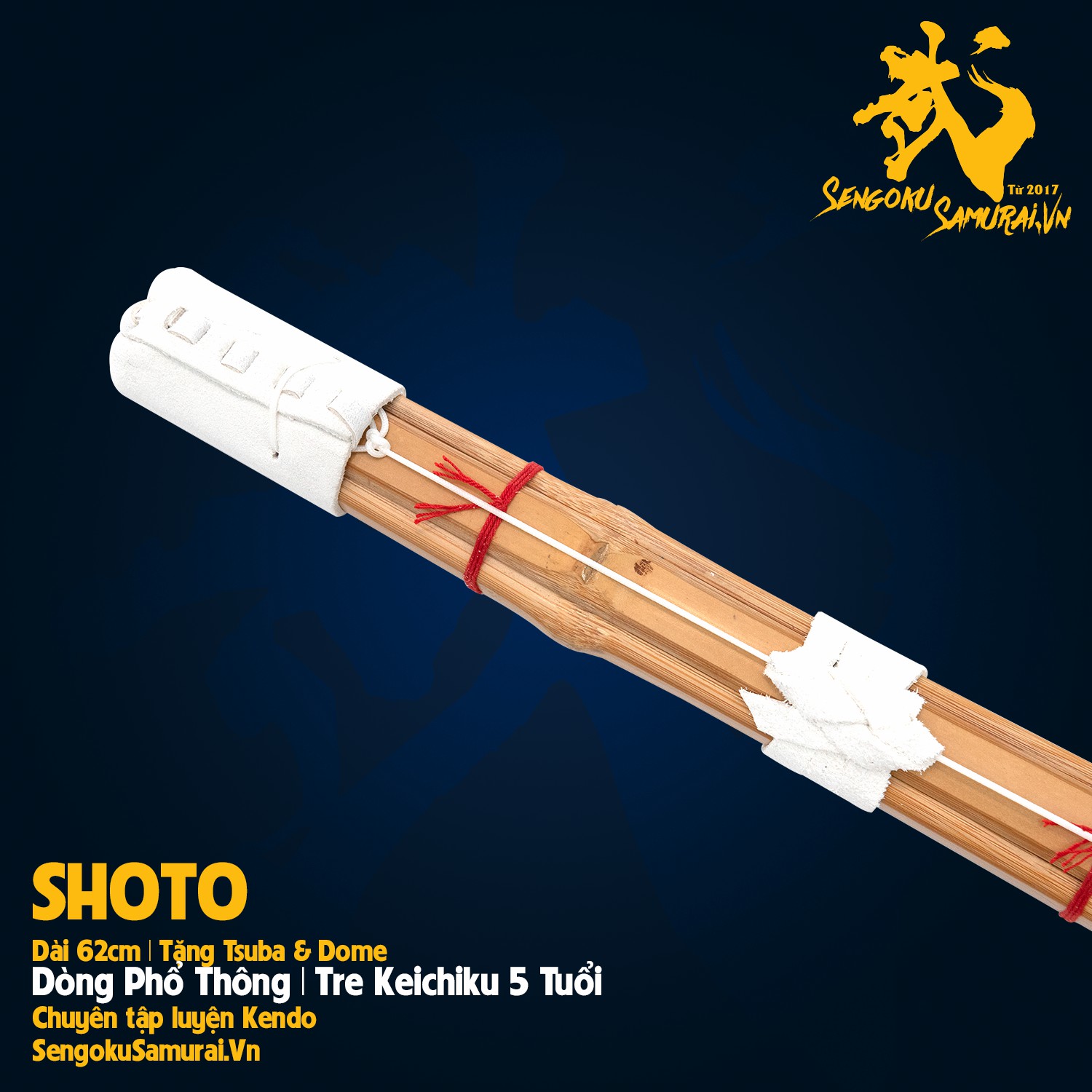 SHOTO | Kiếm Tre Ngắn Nitoryu 