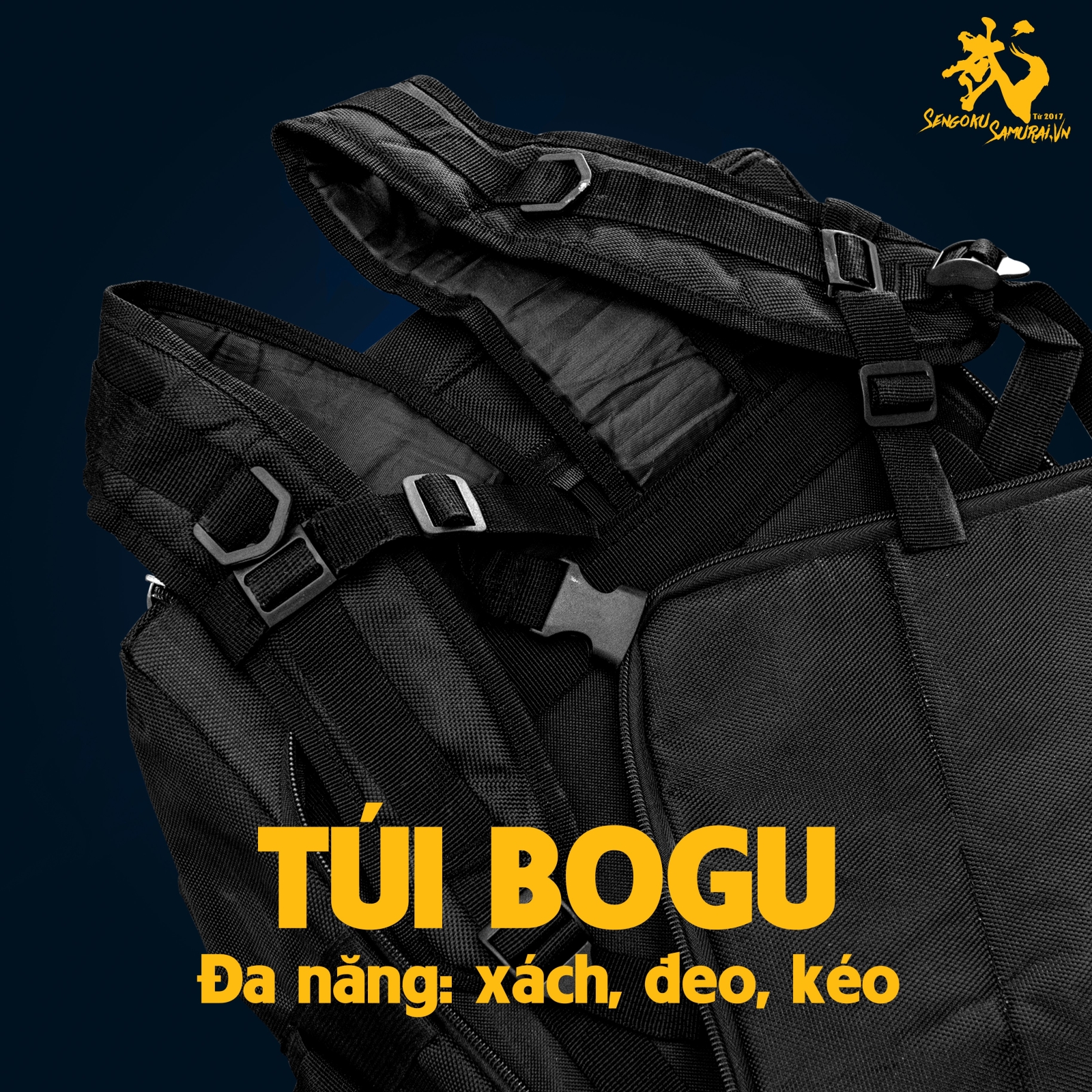 TÚI BOGU | Đa năng tiện lợi (Xách Tay, Đeo 2 vai, Kéo vali) 